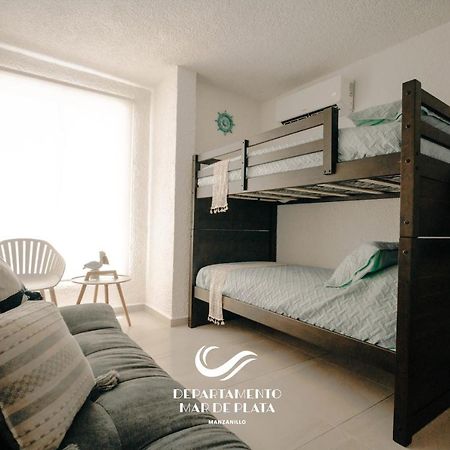 Hermoso Departamento Nuevo a 50 metros de playa!! Manzanillo Exterior foto