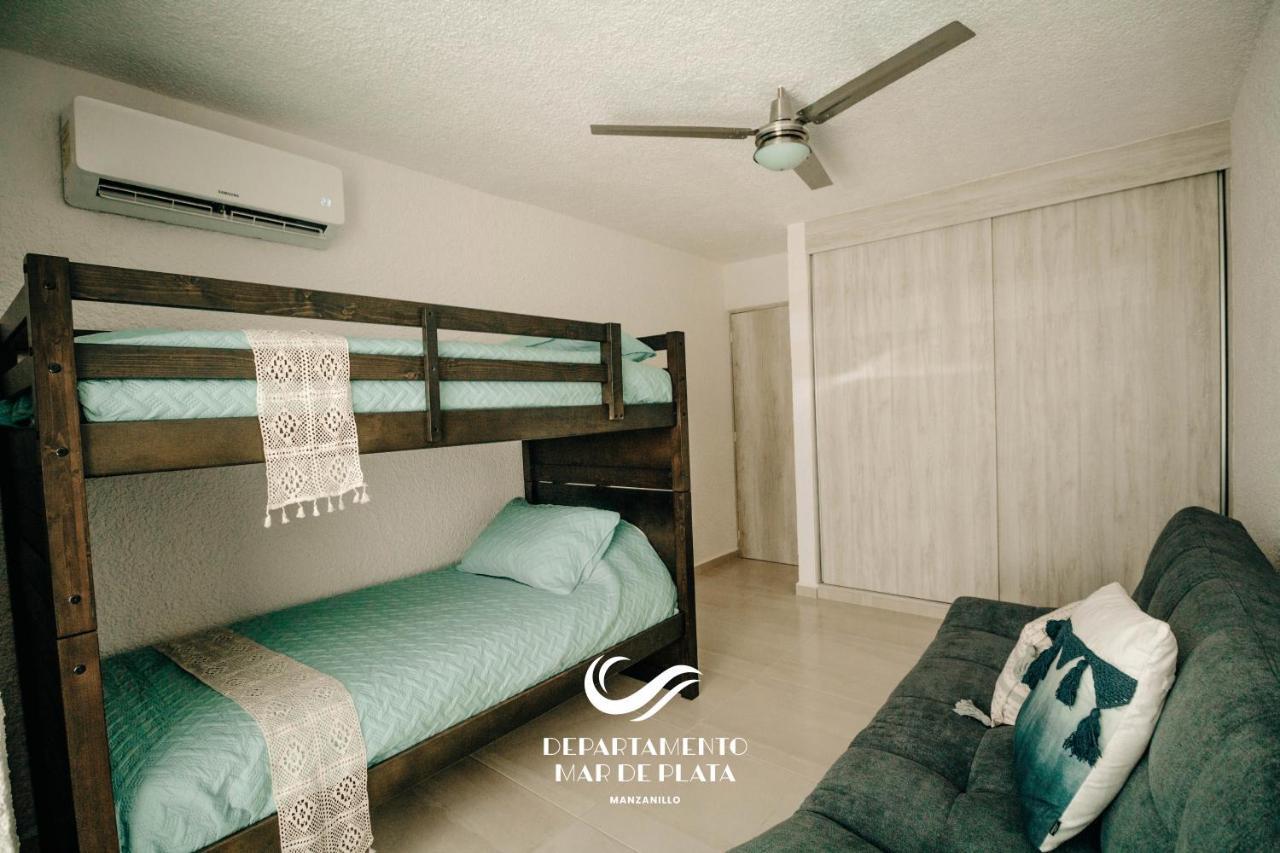 Hermoso Departamento Nuevo a 50 metros de playa!! Manzanillo Exterior foto
